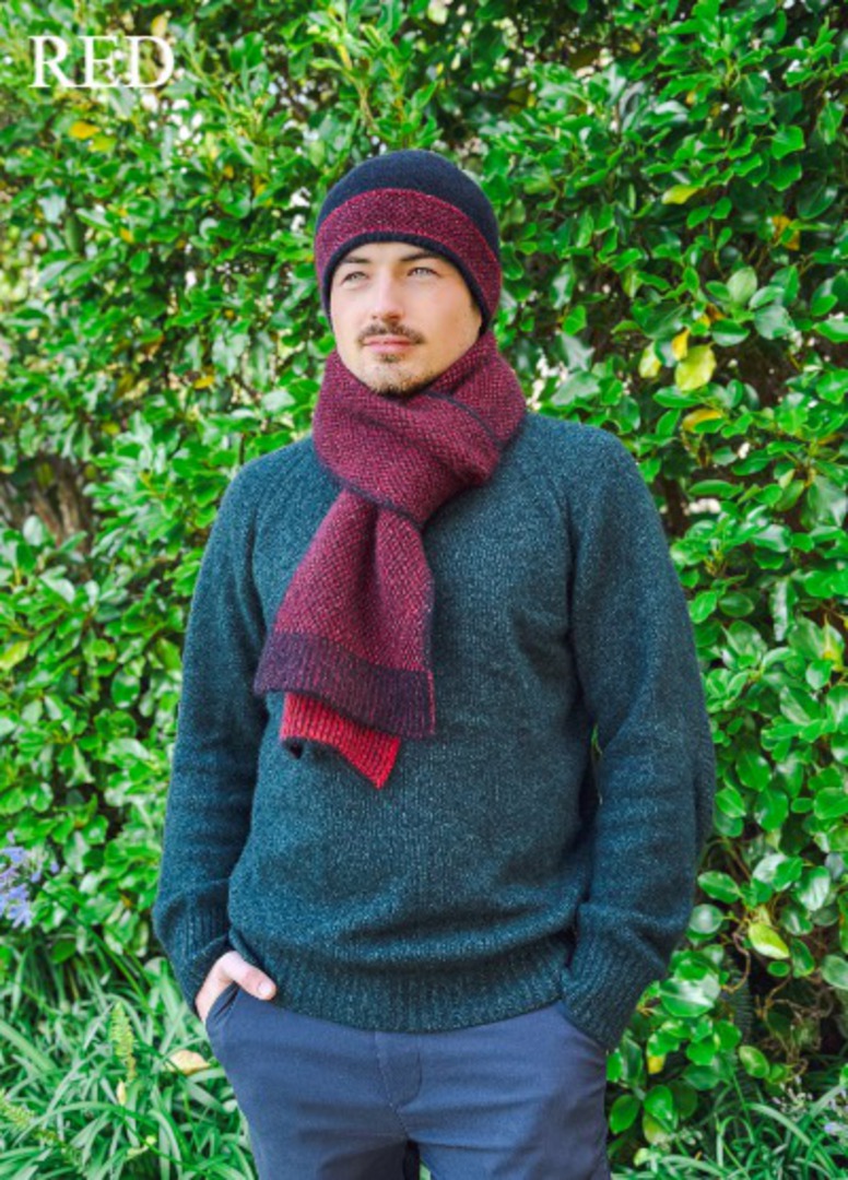 9870 Merino Possum Morse Scarf image 1